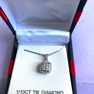 1/10CT TW Diamond Sterling Silver